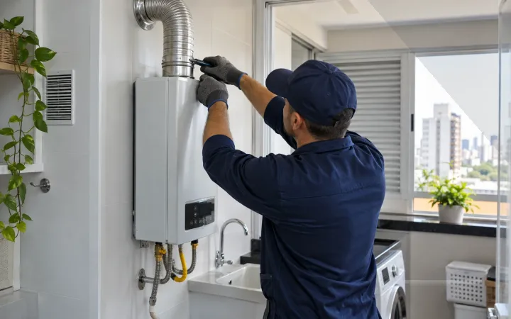 Manutenção de Chaminé de Aquecedor